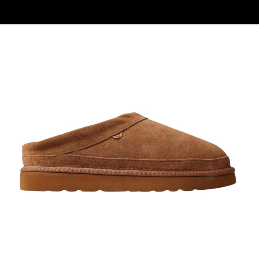Lamo Jules Women's Clog Premium Suede Slip-On - Chestnut - Picture 7 of 8
